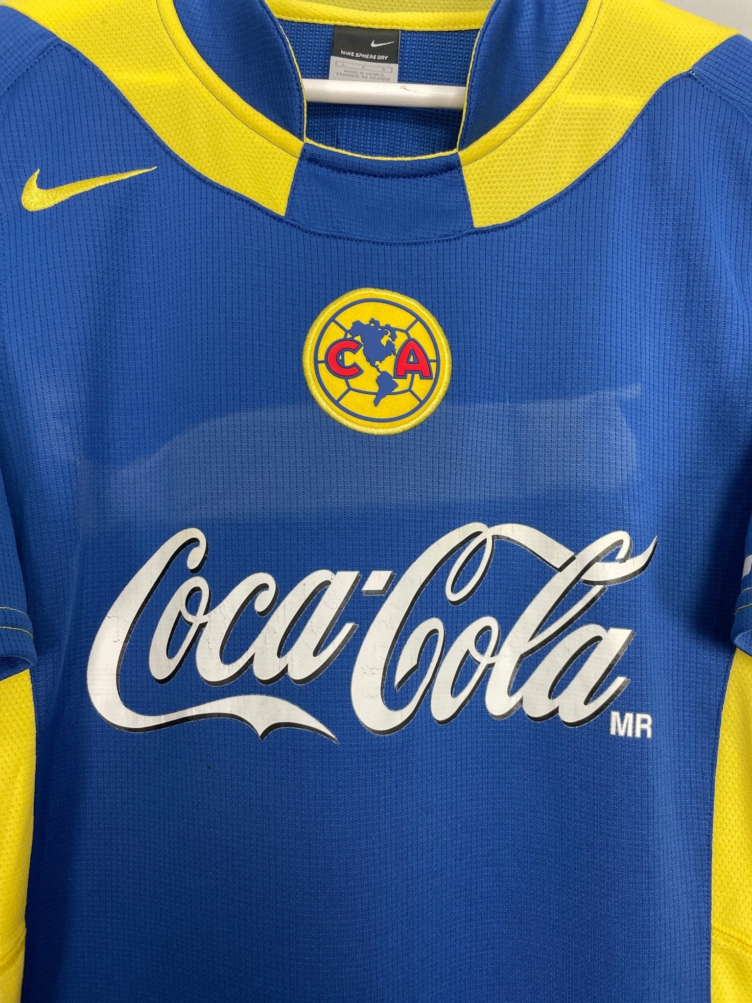 Shop 2005/06 CLUB AMERICA AWAY SHIRT (L) NIKE, classic football shirts, vintage football shirts & retro soccer jerseys at Cult Kits