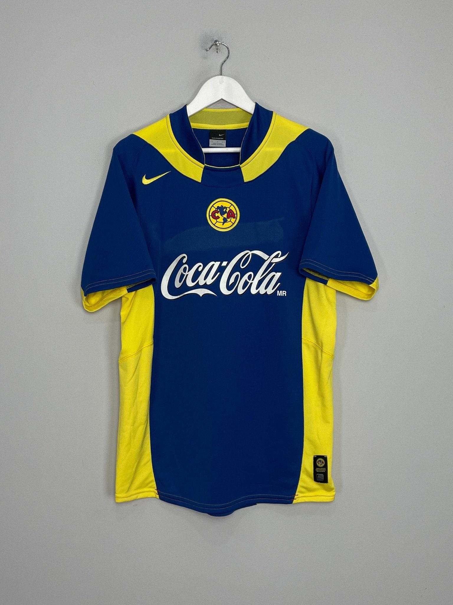 Shop 2005/06 CLUB AMERICA AWAY SHIRT (L) NIKE, classic football shirts, vintage football shirts & retro soccer jerseys at Cult Kits