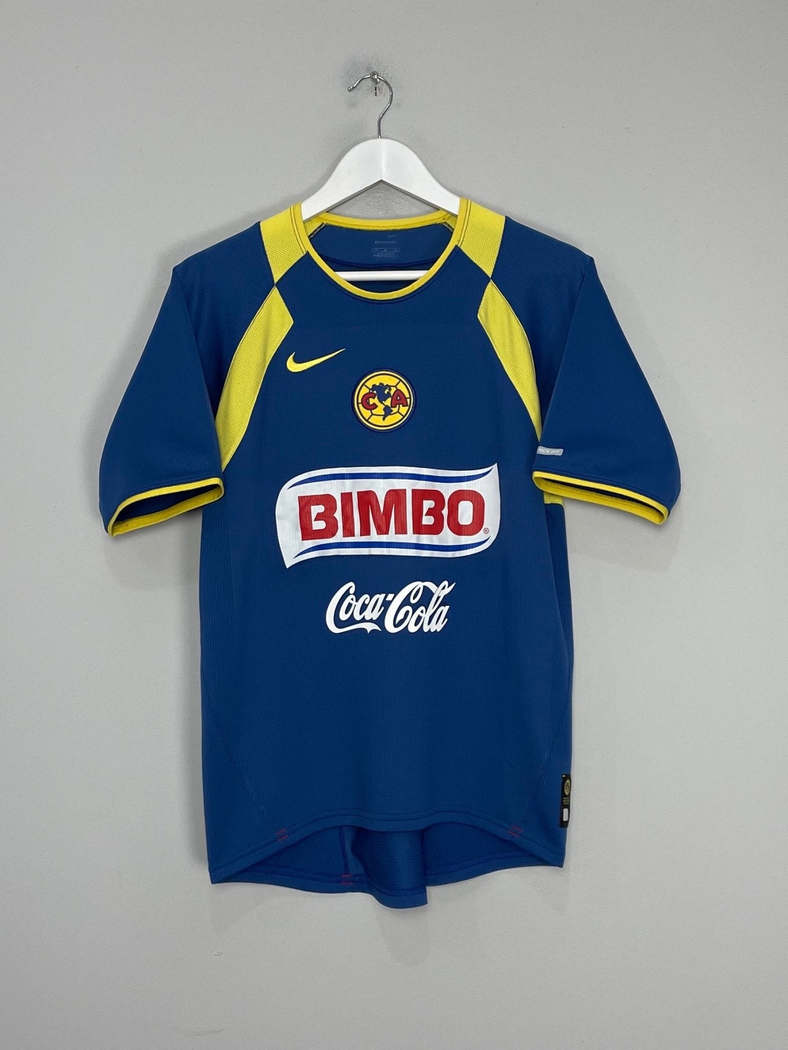 Shop 2005/06 CLUB AMERICA AWAY SHIRT (S) NIKE, classic football shirts, vintage football shirts & retro soccer jerseys at Cult Kits