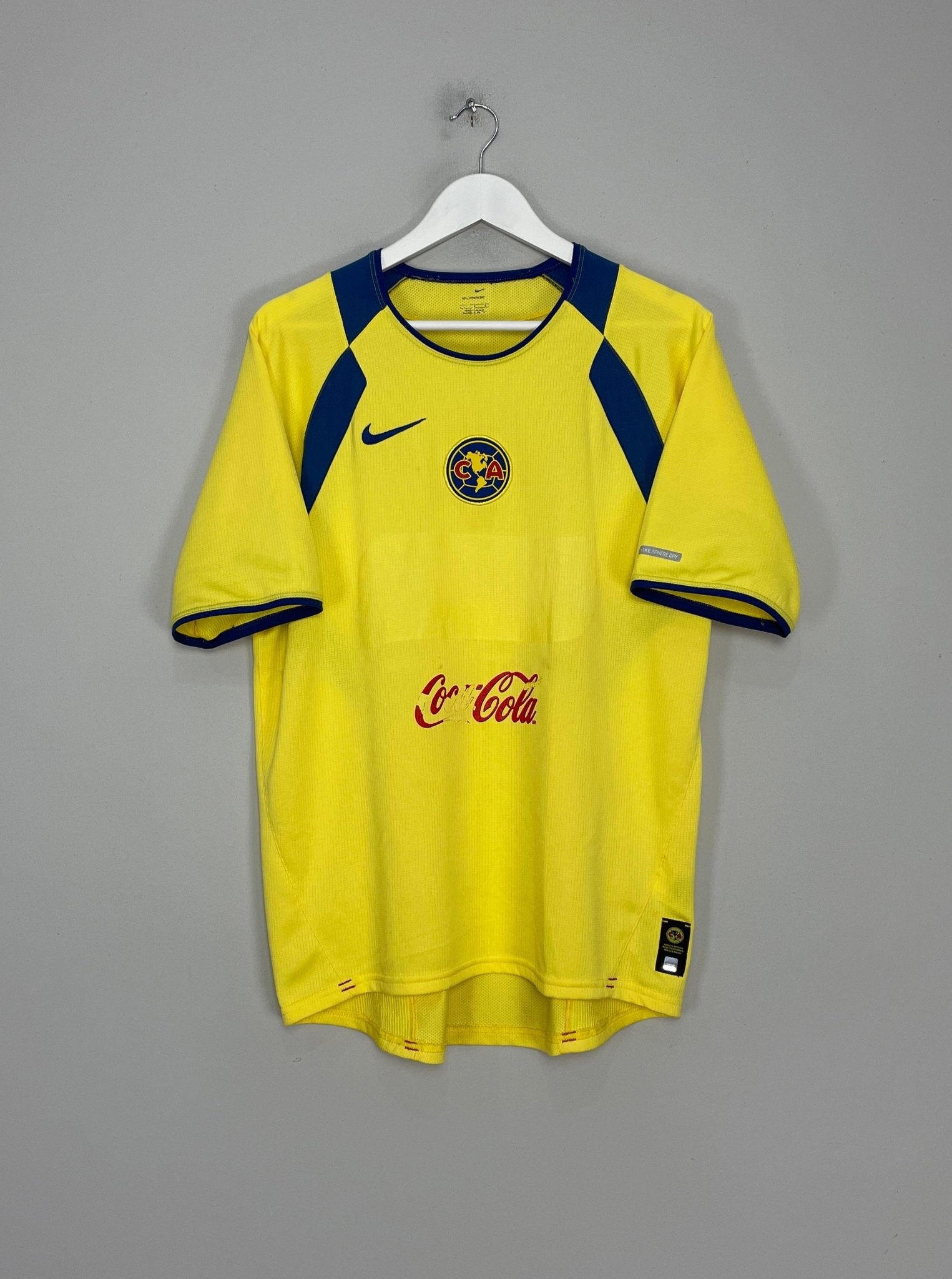 Shop 2005/06 CLUB AMERICA HOME SHIRT (L) NIKE, classic football shirts, vintage football shirts & retro soccer jerseys at Cult Kits