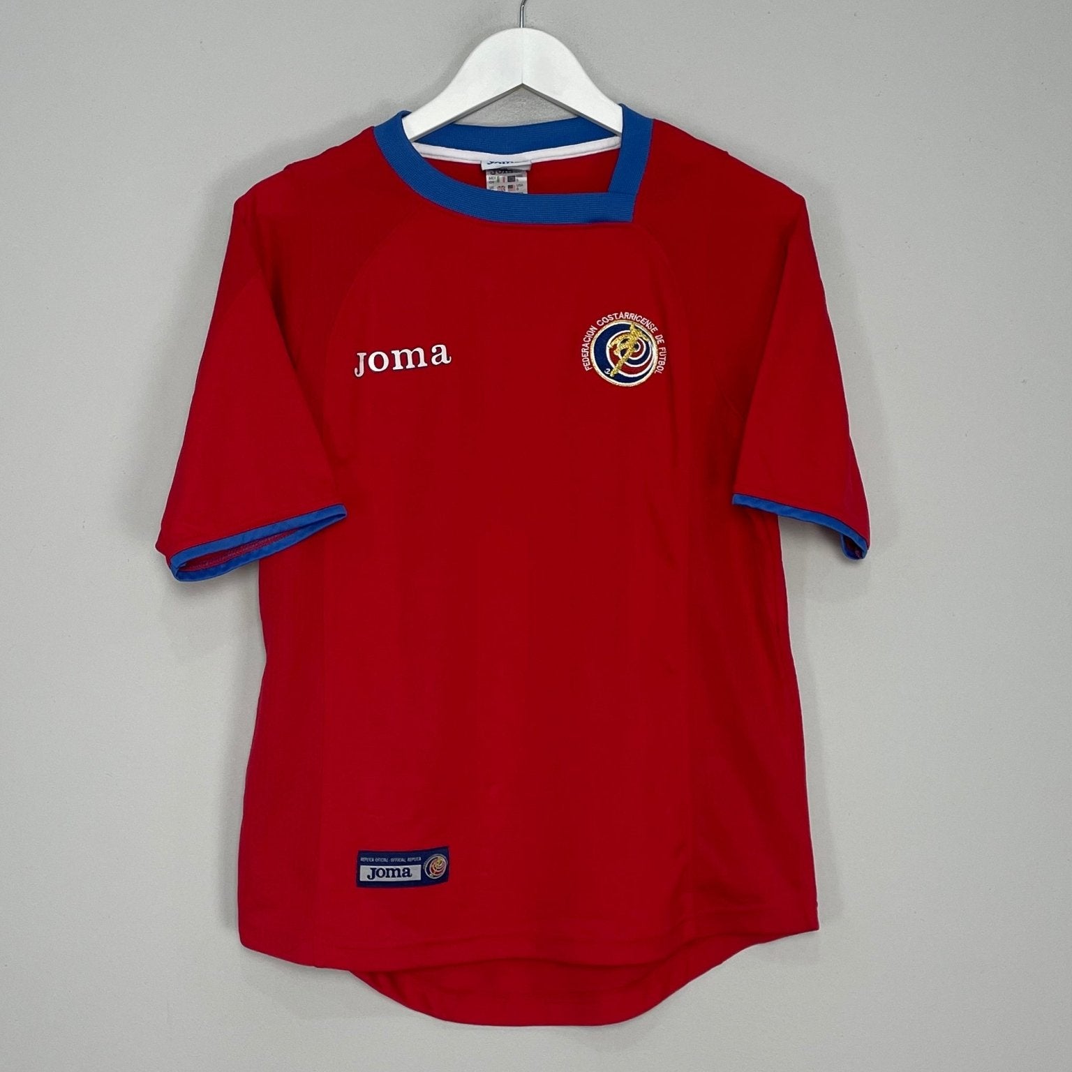 Shop 2005/06 COSTA RICA HOME SHIRT (XS) JOMA, classic football shirts, vintage football shirts & retro soccer jerseys at Cult Kits