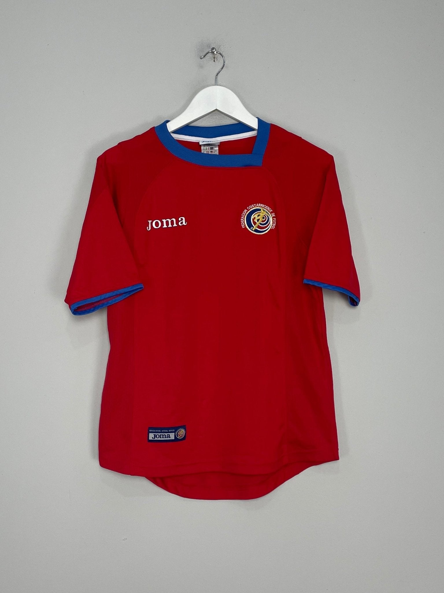 Shop 2005/06 COSTA RICA HOME SHIRT (XS) JOMA, classic football shirts, vintage football shirts & retro soccer jerseys at Cult Kits