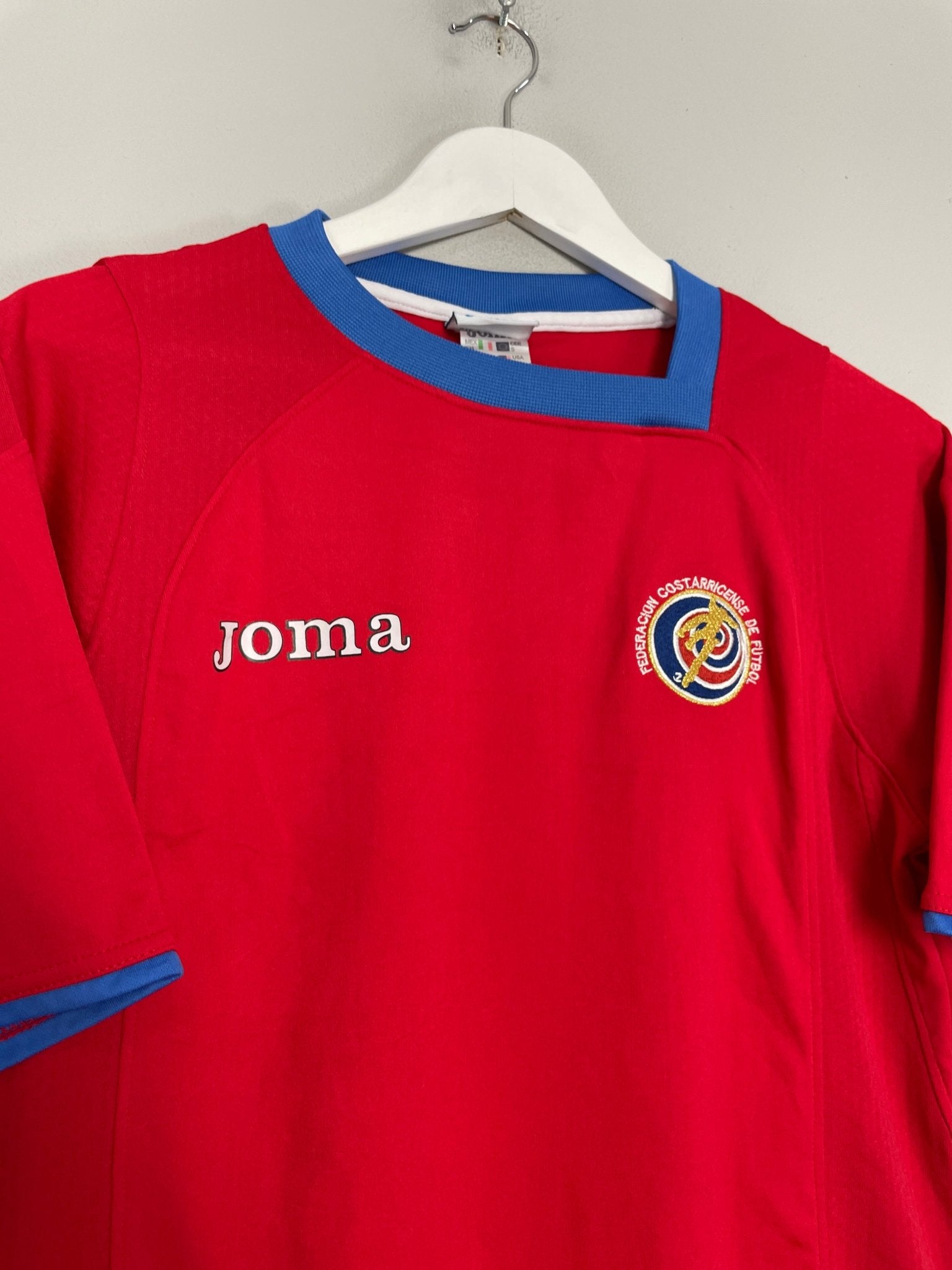 Shop 2005/06 COSTA RICA HOME SHIRT (XS) JOMA, classic football shirts, vintage football shirts & retro soccer jerseys at Cult Kits