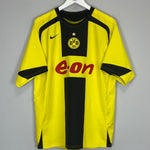 Shop 2005/06 DORTMUND KRUSHKA #22 HOME SHIRT (L) NIKE, classic football shirts, vintage football shirts & retro soccer jerseys at Cult Kits