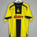 Shop 2005/06 DORTMUND KRUSHKA #22 HOME SHIRT (L) NIKE, classic football shirts, vintage football shirts & retro soccer jerseys at Cult Kits
