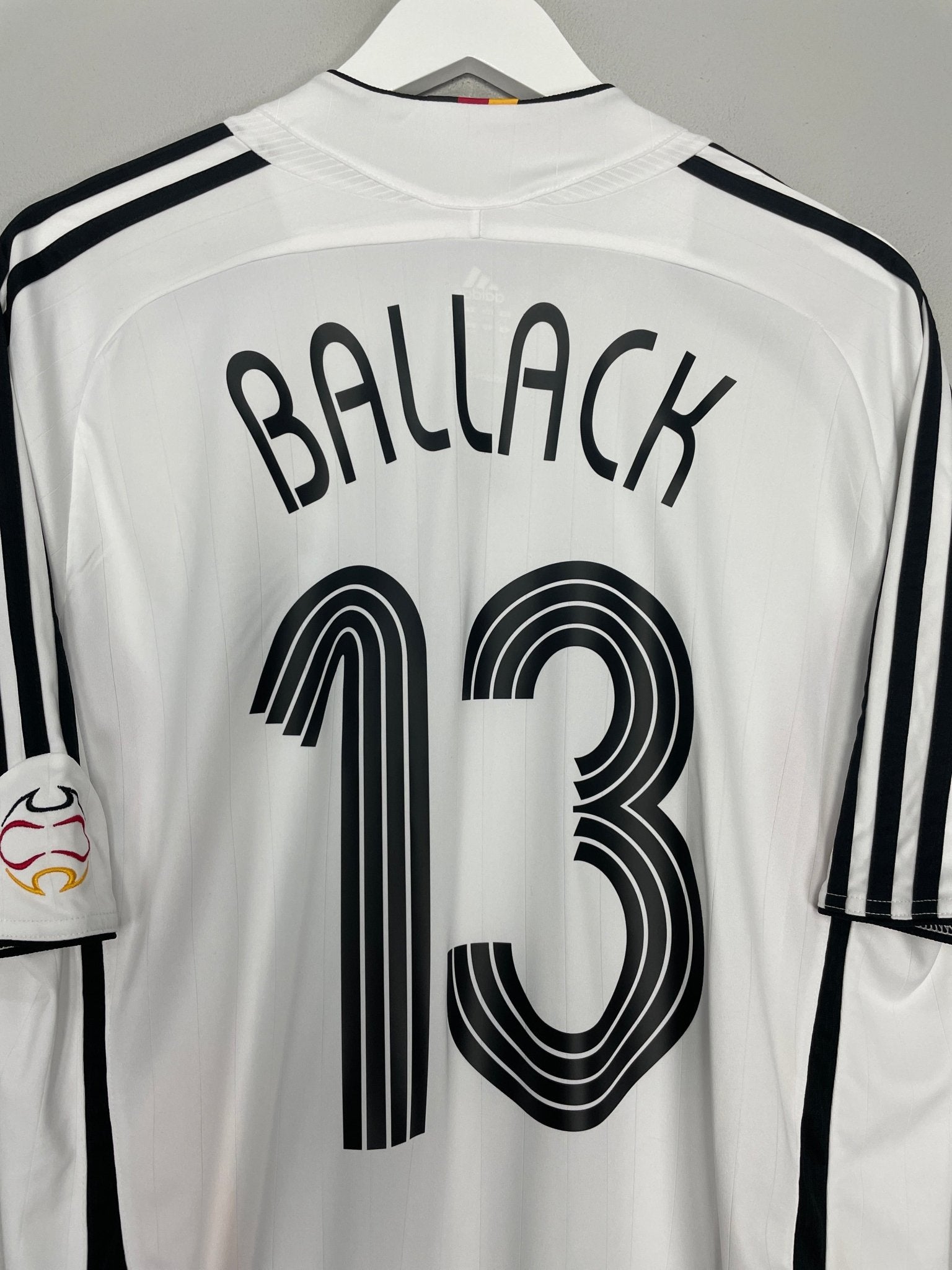 Shop 2005/06 GERMANY BALLACK #13 HOME SHIRT (L) ADIDAS, classic football shirts, vintage football shirts & retro soccer jerseys at Cult Kits