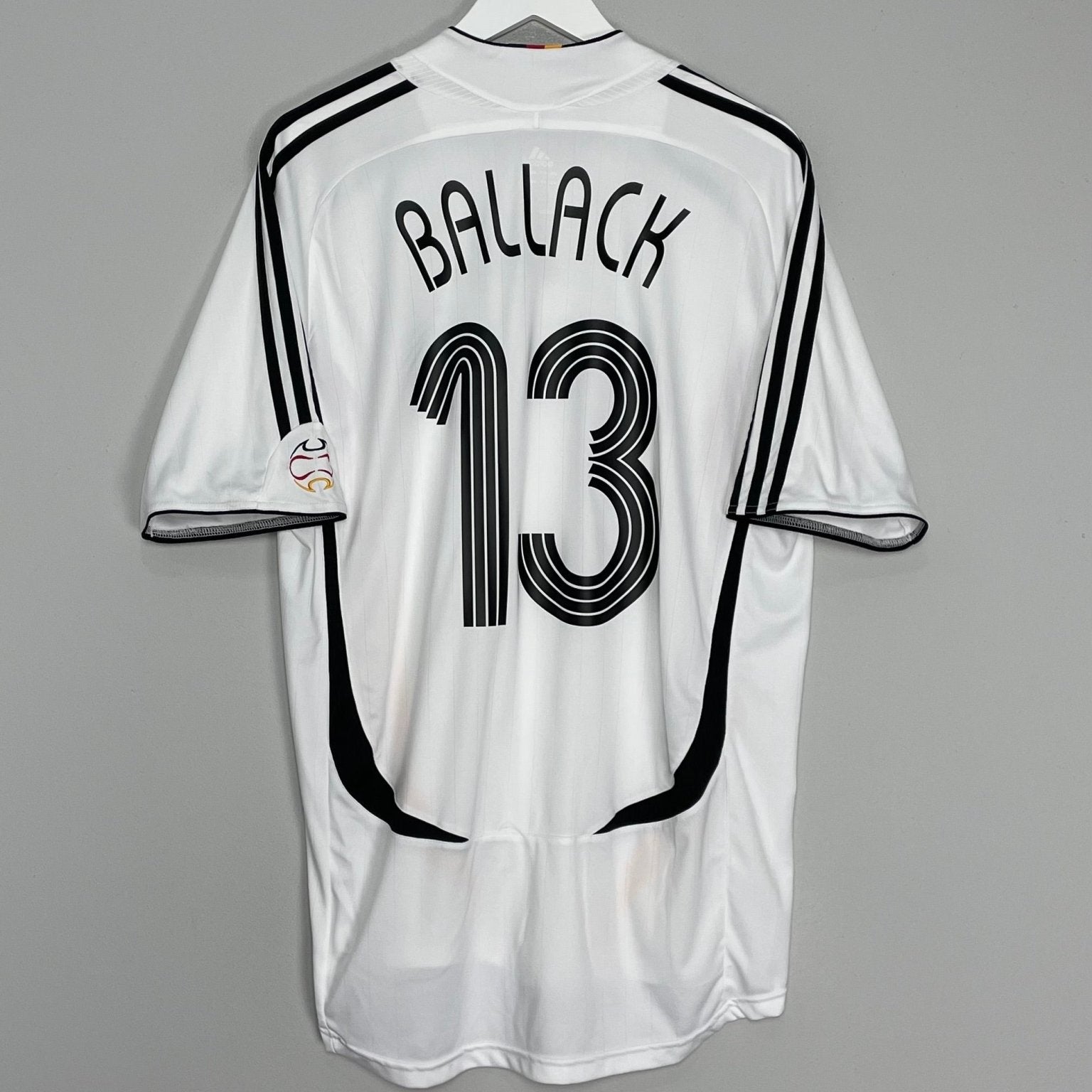 Shop 2005/06 GERMANY BALLACK #13 HOME SHIRT (L) ADIDAS, classic football shirts, vintage football shirts & retro soccer jerseys at Cult Kits
