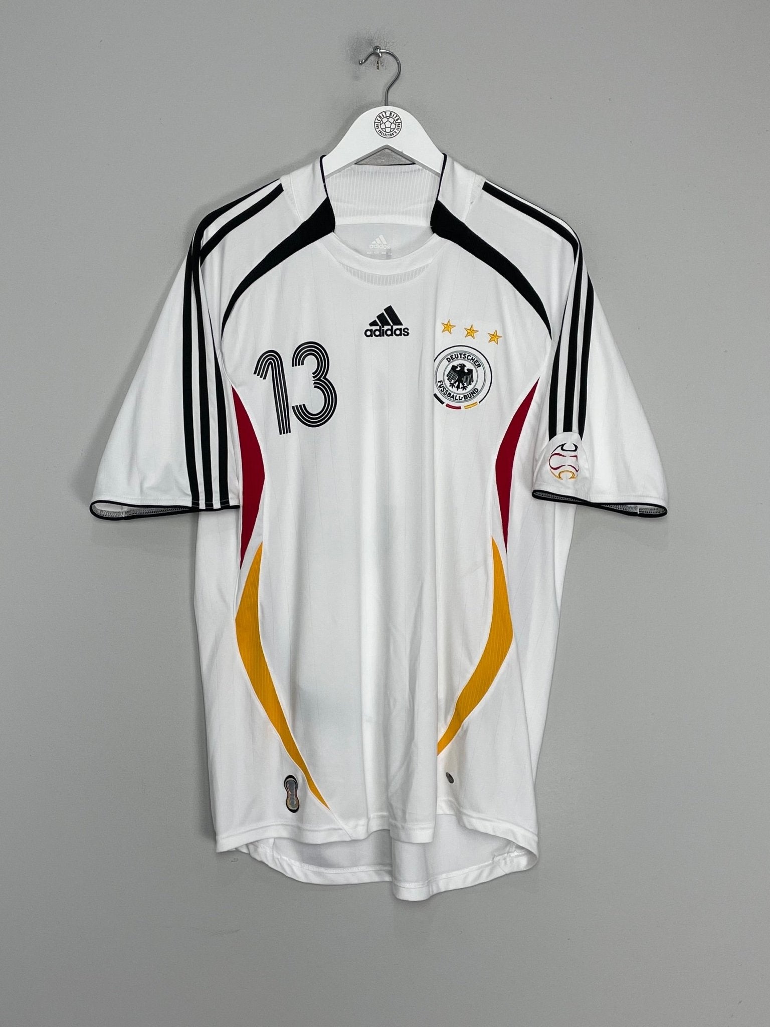 Shop 2005/06 GERMANY BALLACK #13 HOME SHIRT (L) ADIDAS, classic football shirts, vintage football shirts & retro soccer jerseys at Cult Kits