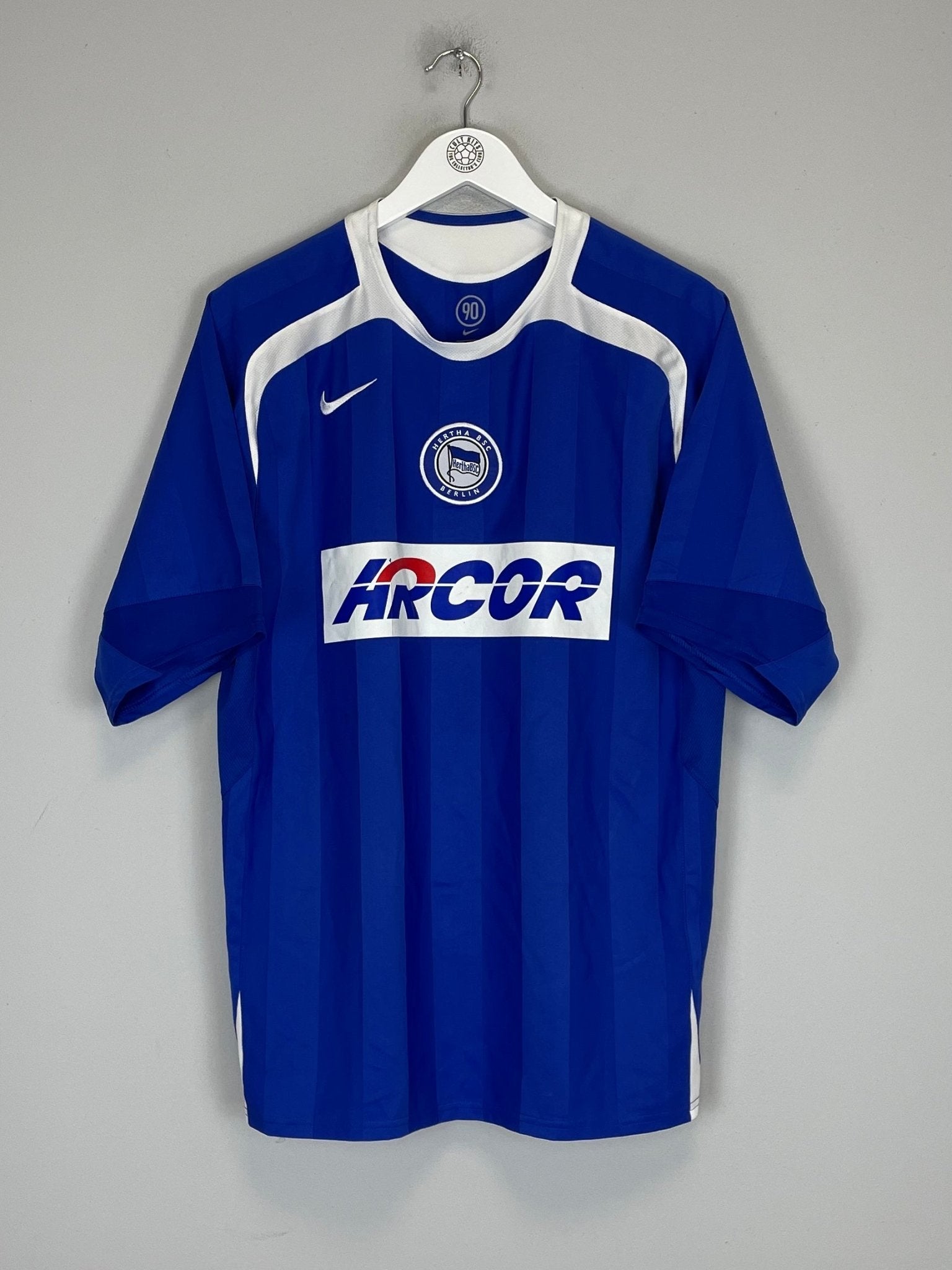 Shop 2005/06 HERTHA BERLIN HOME SHIRT (L) NIKE, classic football shirts, vintage football shirts & retro soccer jerseys at Cult Kits