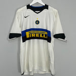 Shop 2005/06 INTER MILAN ADRIANO #10 AWAY SHIRT (L) NIKE, classic football shirts, vintage football shirts & retro soccer jerseys at Cult Kits