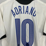 Shop 2005/06 INTER MILAN ADRIANO #10 AWAY SHIRT (L) NIKE, classic football shirts, vintage football shirts & retro soccer jerseys at Cult Kits