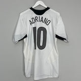 Shop 2005/06 INTER MILAN ADRIANO #10 AWAY SHIRT (M) NIKE, classic football shirts, vintage football shirts & retro soccer jerseys at Cult Kits