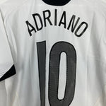 Shop 2005/06 INTER MILAN ADRIANO #10 AWAY SHIRT (M) NIKE, classic football shirts, vintage football shirts & retro soccer jerseys at Cult Kits
