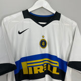 Shop 2005/06 INTER MILAN ADRIANO #10 AWAY SHIRT (M) NIKE, classic football shirts, vintage football shirts & retro soccer jerseys at Cult Kits
