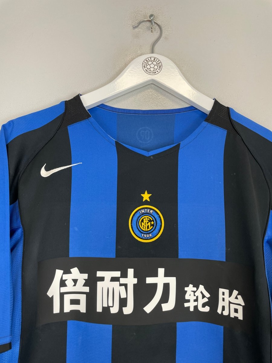 2005/06 INTER MILAN 'CHINESE NEW YEAR' HOME SHIRT (M) NIKE - Cult Kits - Medium - Buy Vintage Football Shirts, Authentic Retro Football Shirts For Sale, Classic Football Shirts & Soccer Jersey