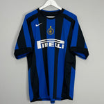 Shop 2005/06 INTER MILAN FIGO #7 HOME SHIRT (L) NIKE, classic football shirts, vintage football shirts & retro soccer jerseys at Cult Kits