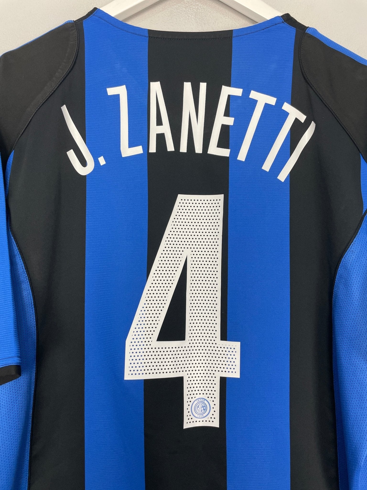 2005/06 INTER MILAN J.ZANETTI #4 HOME SHIRT (L) NIKE – Cult Kits