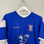 Shop 2005/06 IPSWICH TOWN #12 HOME SHIRT (M) PUNCH, classic football shirts, vintage football shirts & retro soccer jerseys at Cult Kits
