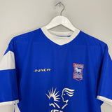 Shop 2005/06 IPSWICH TOWN #12 HOME SHIRT (M) PUNCH, classic football shirts, vintage football shirts & retro soccer jerseys at Cult Kits