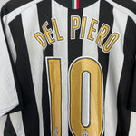 Shop 2005/06 JUVENTUS DEL PIERO #10 HOME SHIRT (XL) NIKE, classic football shirts, vintage football shirts & retro soccer jerseys at Cult Kits