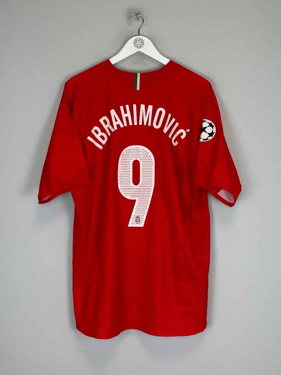2005/06 JUVENTUS IBRAHIMOVIC 9 C/L AWAY SHIRT (L) NIKE - Cult Kits - Large - Buy Vintage Football Shirts, Authentic Retro Football Shirts For Sale, Classic Football Shirts & Soccer Jersey