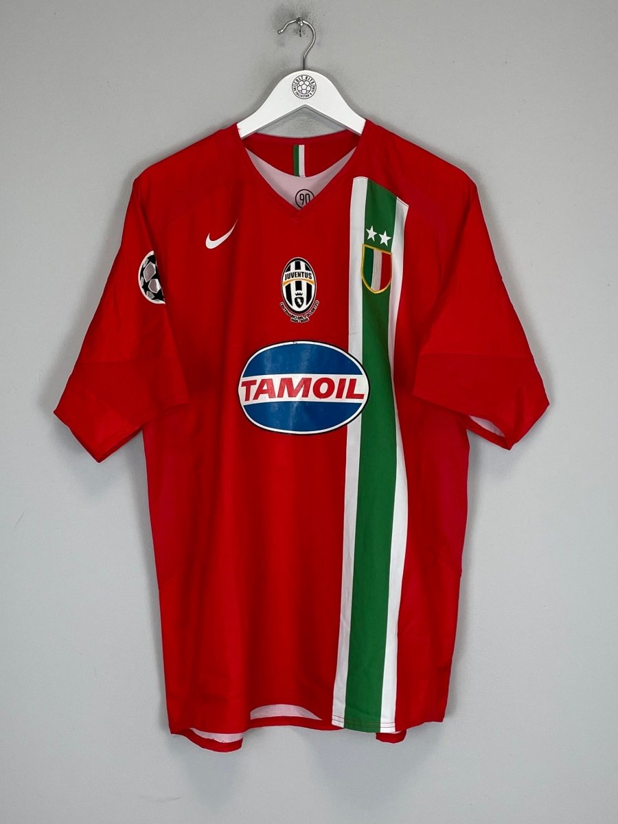 2005/06 JUVENTUS IBRAHIMOVIC 9 C/L AWAY SHIRT (L) NIKE - Cult Kits - Large - Buy Vintage Football Shirts, Authentic Retro Football Shirts For Sale, Classic Football Shirts & Soccer Jersey