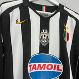 Shop 2005/06 JUVENTUS IBRAHIMOVIC #9 L/S HOME SHIRT (L) NIKE, classic football shirts, vintage football shirts & retro soccer jerseys at Cult Kits