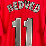 Shop 2005/06 JUVENTUS NEDVED #11 AWAY SHIRT (XL) NIKE, classic football shirts, vintage football shirts & retro soccer jerseys at Cult Kits