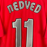 Shop 2005/06 JUVENTUS NEDVED #11 AWAY SHIRT (XL) NIKE, classic football shirts, vintage football shirts & retro soccer jerseys at Cult Kits