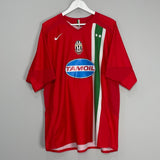 Shop 2005/06 JUVENTUS NEDVED #11 AWAY SHIRT (XL) NIKE, classic football shirts, vintage football shirts & retro soccer jerseys at Cult Kits