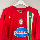 Shop 2005/06 JUVENTUS NEDVED #11 AWAY SHIRT (XL) NIKE, classic football shirts, vintage football shirts & retro soccer jerseys at Cult Kits