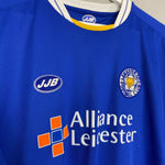 Shop 2005/06 LEICESTER CITY HOME SHIRT (L) JJB, classic football shirts, vintage football shirts & retro soccer jerseys at Cult Kits