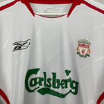Shop 2005/06 LIVERPOOL AWAY SHIRT (XL) REEBOK, classic football shirts, vintage football shirts & retro soccer jerseys at Cult Kits