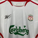 Shop 2005/06 LIVERPOOL AWAY SHIRT (XL) REEBOK, classic football shirts, vintage football shirts & retro soccer jerseys at Cult Kits