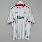 Shop 2005/06 LIVERPOOL AWAY SHIRT (XL) REEBOK, classic football shirts, vintage football shirts & retro soccer jerseys at Cult Kits