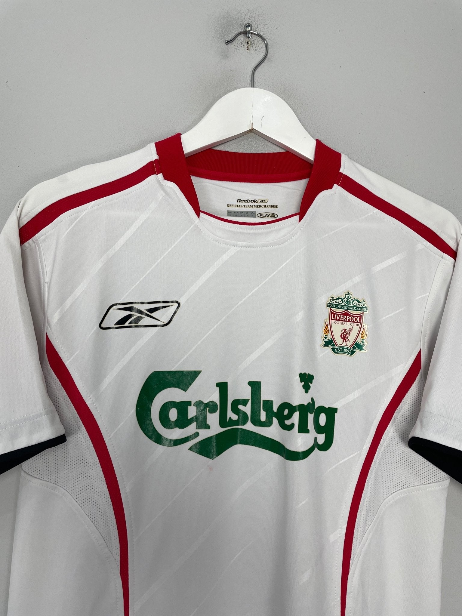 Shop 2005/06 LIVERPOOL CISSE #9 AWAY SHIRT (S) REEBOK, classic football shirts, vintage football shirts & retro soccer jerseys at Cult Kits