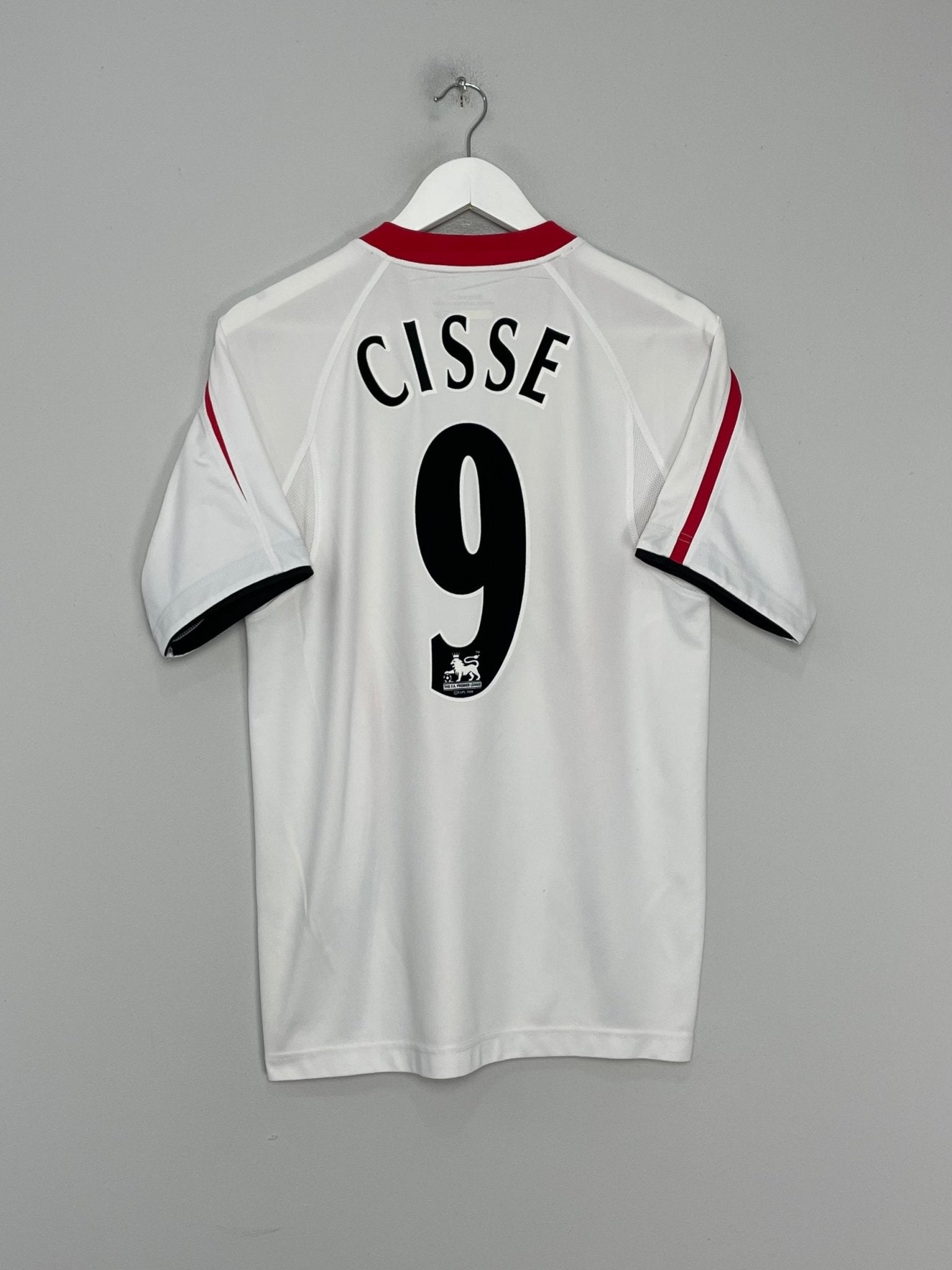 Shop 2005/06 LIVERPOOL CISSE #9 AWAY SHIRT (S) REEBOK, classic football shirts, vintage football shirts & retro soccer jerseys at Cult Kits
