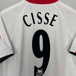 Shop 2005/06 LIVERPOOL CISSE #9 AWAY SHIRT (S) REEBOK, classic football shirts, vintage football shirts & retro soccer jerseys at Cult Kits