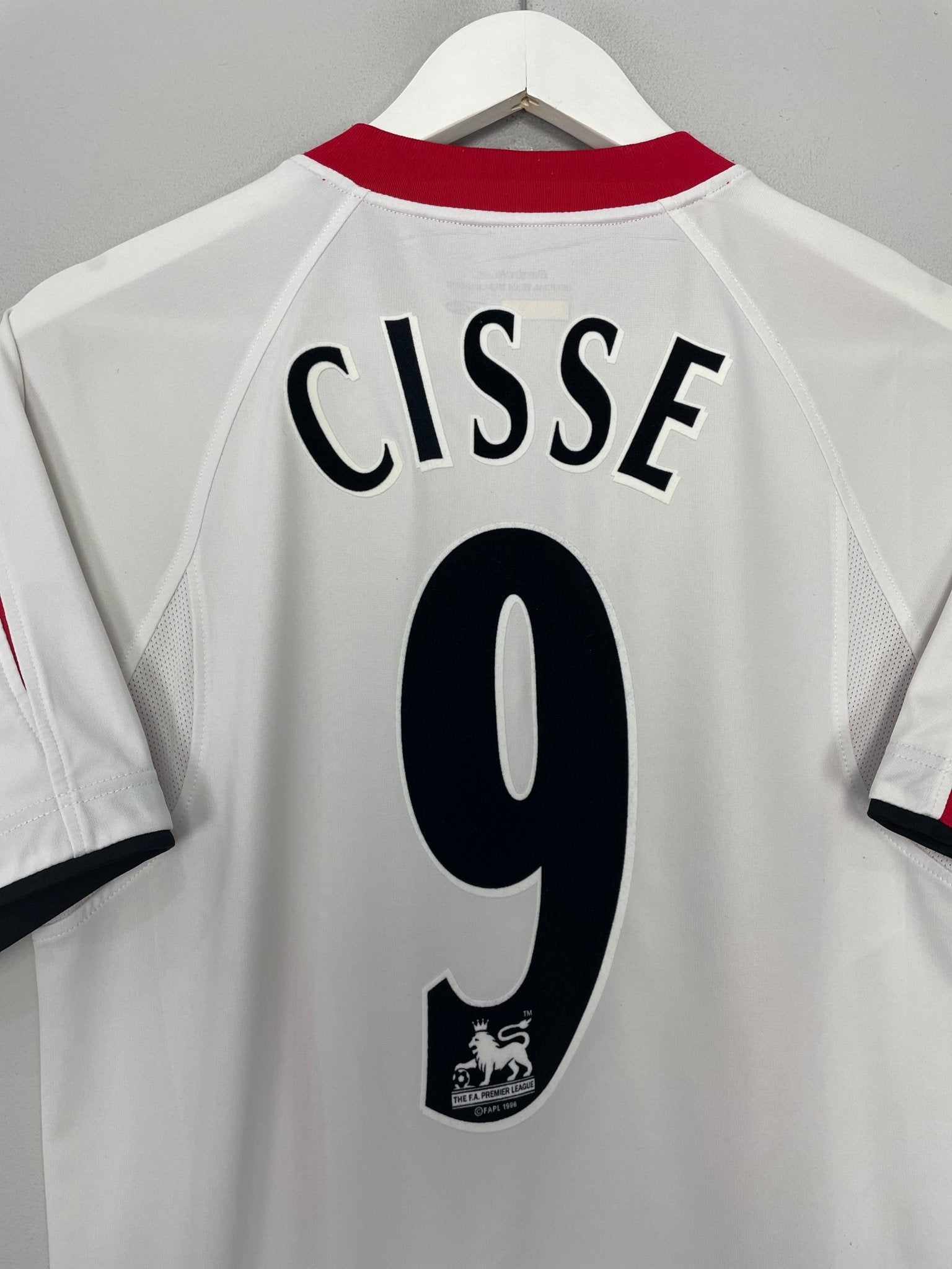 Shop 2005/06 LIVERPOOL CISSE #9 AWAY SHIRT (S) REEBOK, classic football shirts, vintage football shirts & retro soccer jerseys at Cult Kits