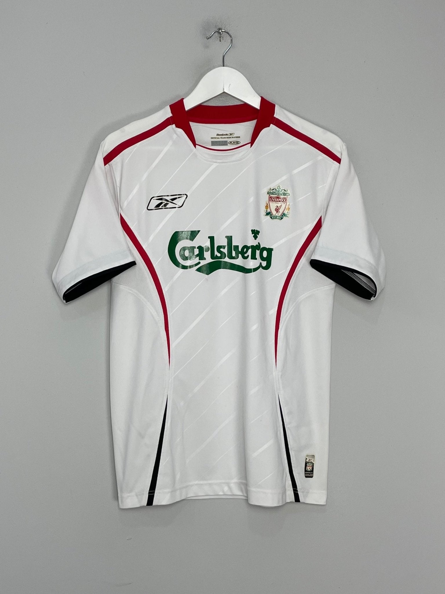 Shop 2005/06 LIVERPOOL CISSE #9 AWAY SHIRT (S) REEBOK, classic football shirts, vintage football shirts & retro soccer jerseys at Cult Kits