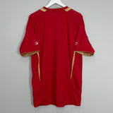 Shop 2005/06 LIVERPOOL C/L HOME SHIRT (L) REEBOK, classic football shirts, vintage football shirts & retro soccer jerseys at Cult Kits