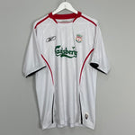 Shop 2005/06 LIVERPOOL GERRARD #8 AWAY SHIRT (L) REEBOK, classic football shirts, vintage football shirts & retro soccer jerseys at Cult Kits