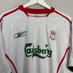 Shop 2005/06 LIVERPOOL GERRARD #8 AWAY SHIRT (L) REEBOK, classic football shirts, vintage football shirts & retro soccer jerseys at Cult Kits