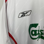 Shop 2005/06 LIVERPOOL GERRARD #8 AWAY SHIRT (L) REEBOK, classic football shirts, vintage football shirts & retro soccer jerseys at Cult Kits