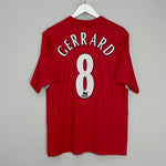 Shop 2005/06 LIVERPOOL GERRARD #8 HOME SHIRT (L) REEBOK, classic football shirts, vintage football shirts & retro soccer jerseys at Cult Kits