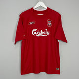 Shop 2005/06 LIVERPOOL GERRARD #8 HOME SHIRT (L) REEBOK, classic football shirts, vintage football shirts & retro soccer jerseys at Cult Kits