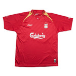 Buy 2005/06 Liverpool Gerrard 8 *Player Issue* Home Shirt (XL) Reebok ~ Free worldwide shipping ~ Authentic Vintage Football Shirts from Cult Kits