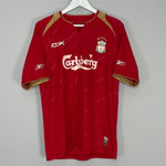 Shop 2005/06 LIVERPOOL LUIS GARCIA #10 HOME SHIRT (M) REEBOK, classic football shirts, vintage football shirts & retro soccer jerseys at Cult Kits