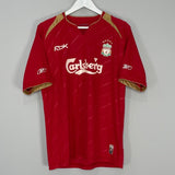 Shop 2005/06 LIVERPOOL LUIS GARCIA #10 HOME SHIRT (M) REEBOK, classic football shirts, vintage football shirts & retro soccer jerseys at Cult Kits