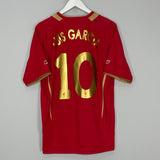 Shop 2005/06 LIVERPOOL LUIS GARCIA #10 HOME SHIRT (M) REEBOK, classic football shirts, vintage football shirts & retro soccer jerseys at Cult Kits